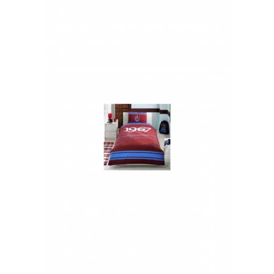 Trabzonspor Logo Lianslı  Tek Kişilik  Nevresim Takımı