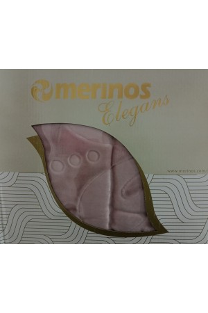 merinos elegans embos vizon tek Kişilik battaniye - güz gülü